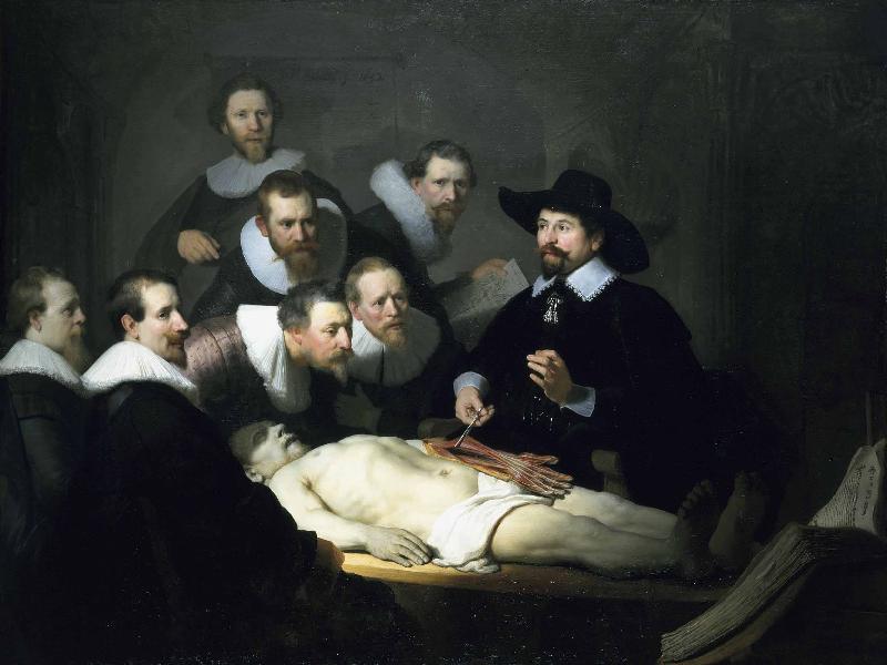 Rembrandt Peale Anatomy Lesson of Dr Nicolaes Tulp Germany oil painting art